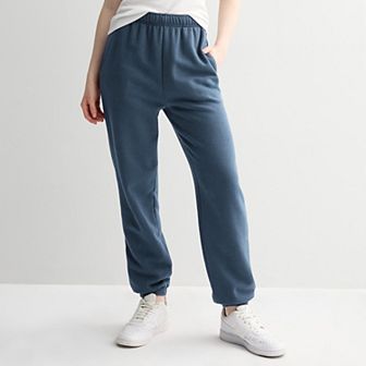 Juniors' SO® Foldover Fleece Jogger Pants