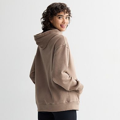 Juniors' SO Oversized Pullover Hoodie