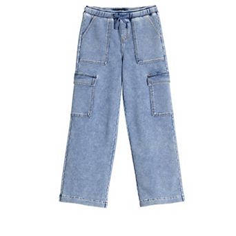 Girls 7-16 Vanilla Star Cozy Wide Leg Cargo Pants