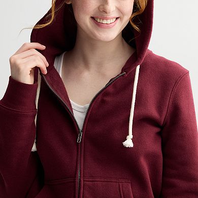 Juniors' SO Core Zip-Up Hoodie