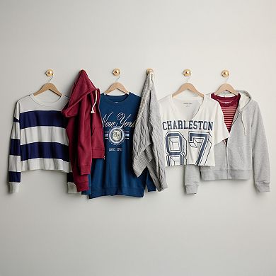 Juniors' SO Core Zip-Up Hoodie