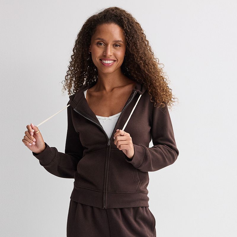 Juniors' SO Core Zip-Up Hoodie