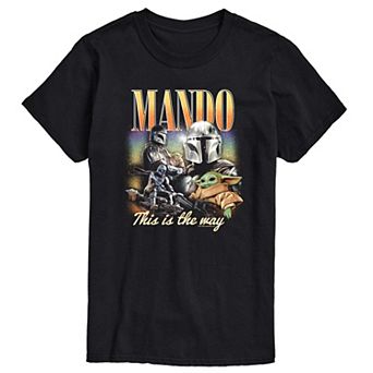 Big & Tall Star Wars The Mandalorian This Is The Way Bootleg Graphic Tee