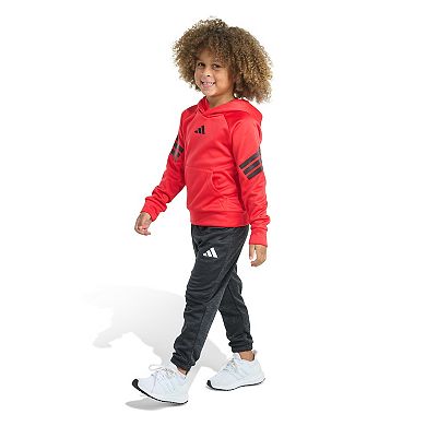 Boys 4-8 adidas Fleece Pullover Hoodie & Joggers Set