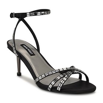 Nine West Amseta Women's Embellished Heeled Dress Sandals