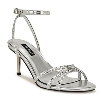 Nine West Amseta Women's Embellished Heeled Dress Sandals