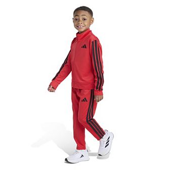 Boys 4-7 adidas 2 pc Long Sleeve Jacket & Pants Set