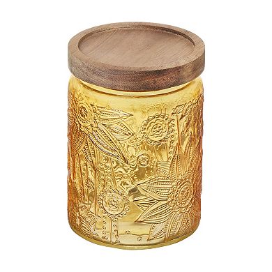 Sonoma Goods For Life® Debossed Glass Storage Container