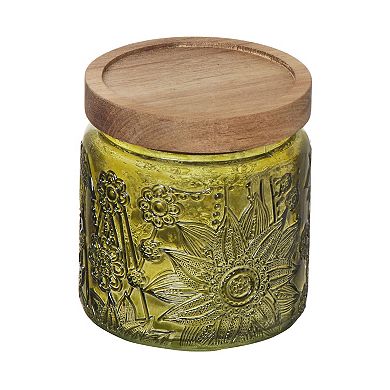 Sonoma Goods For Life® Debossed Glass Short Storage Container