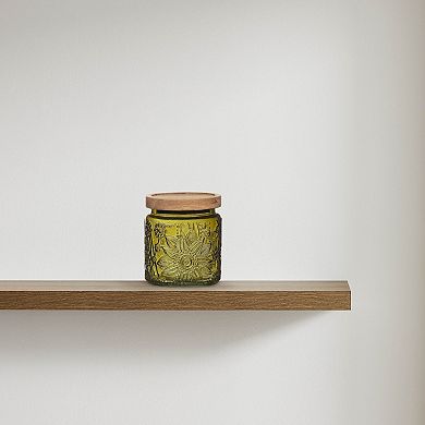 Sonoma Goods For Life® Debossed Glass Short Storage Container