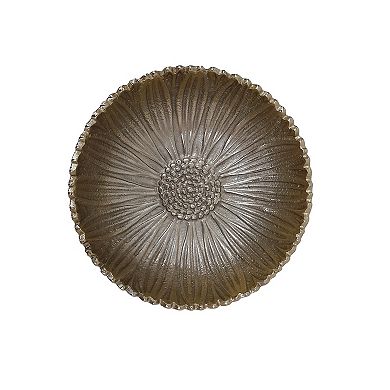 Everyday Decor Brass Sunflower Trinket Dish Table Decor