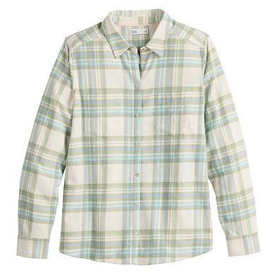 Women's Croft & Barrow® Flannel Holiday Shirt