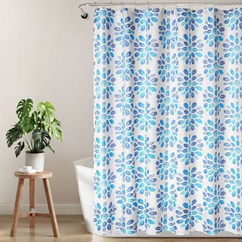 Awesome Home Boho Floral Texture Shower Curtain