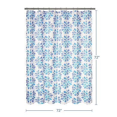 Awesome Home Boho Floral Texture Shower Curtain