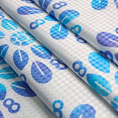 Awesome Home Boho Floral Texture Shower Curtain