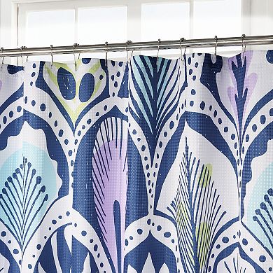 Awesome Home Boho Feathers Texture Shower Curtain