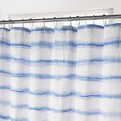 Awesome Home Wavy Striped Shower Curtain
