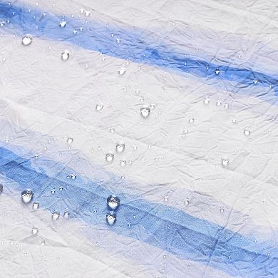 Awesome Home Wavy Striped Shower Curtain