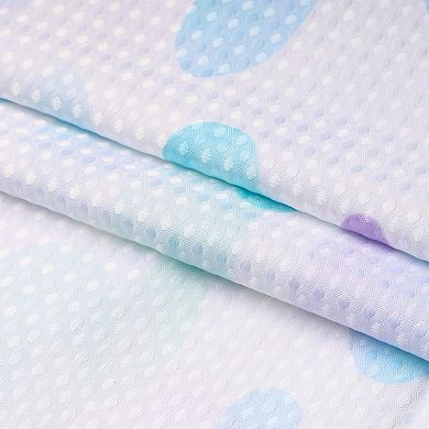 Awesome Home Painter Dots Textured Shower Curtain