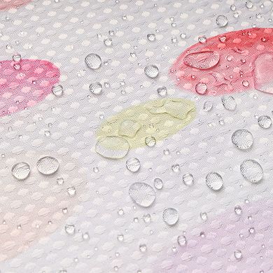 Awesome Home Bright Painter Dots Textured Shower Curtain