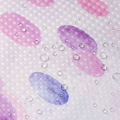 Awesome Home Purple Painter Dots Textured Shower Curtain