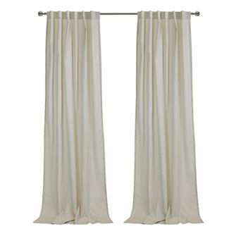 Light Filtering Dual Header Weave Blends With Any Decor Curtain Panel