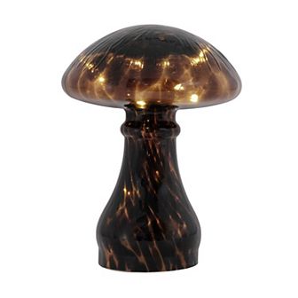 Everyday Decor LED Tortoise Glass Mushroom Table Decor