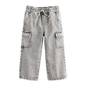Baby & Toddler Jumping Beans® Relaxed Pull-On Cargo Denim Pants