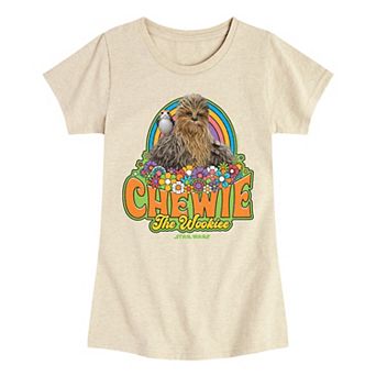 Girls 7-16 Star Wars Retro Chewie Tee