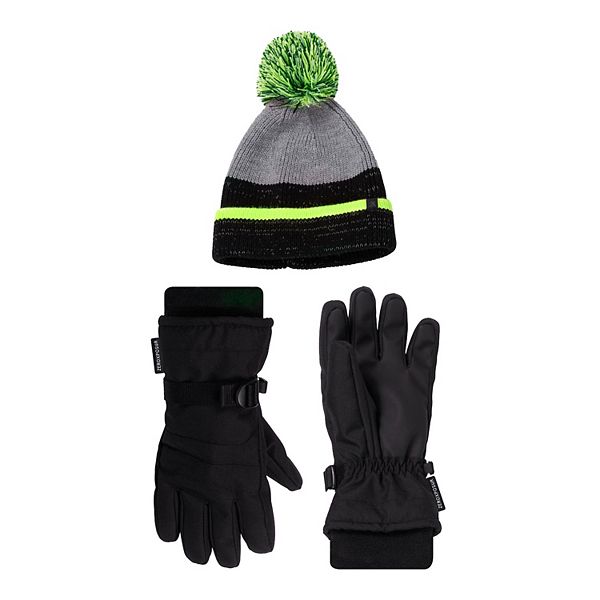supermates winterセット Boys ZeroXposur Coldfront 2-pc. Winter Gloves & Reflective Cuffed