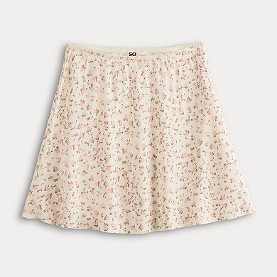 Juniors' SO® Mini Slip-On Skirt