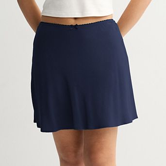 Juniors' SO® Mini Slip-On Skirt