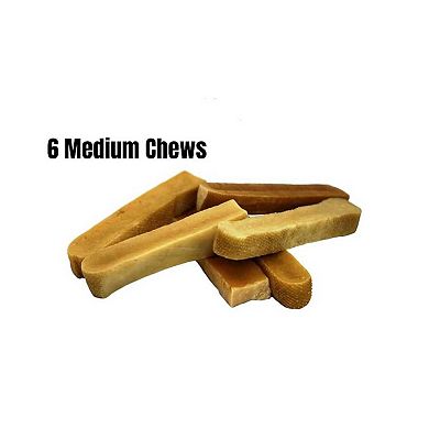 Yeti Dog Chew Natural Yak Cheese Chew 1lb Medium 6ct