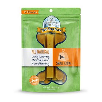 Yeti Dog Chew Natural Yak Cheese Chew 1lb Small 14 ct