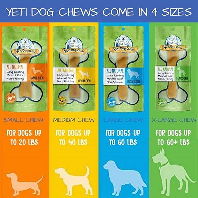Yeti Dog Chew Natural Yak Cheese Chew 1lb X-Large 3ct