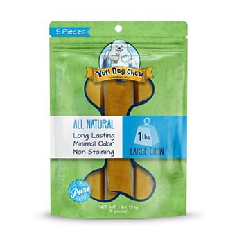 Yeti Dog Chew Natural Yak Cheese Chew 1lb Large 5 ct