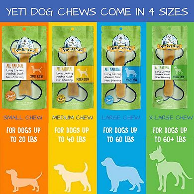 Yeti Dog Chew Natural Yak Cheese Chew 1lb Large 5ct
