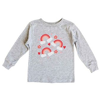 Valentine Rainbow Youth Long Sleeve Graphic Tee