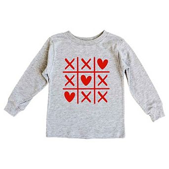 Tic Tac Heart Youth Long Sleeve Graphic Tee