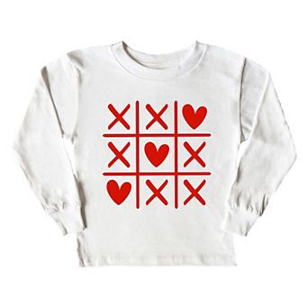 Tic Tac Heart Youth Long Sleeve Graphic Tee