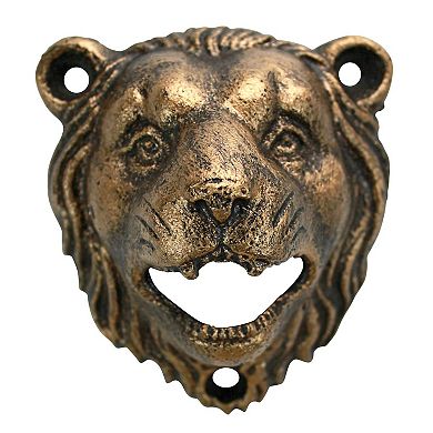 Growling Lion Cast Iron Bottle Opener