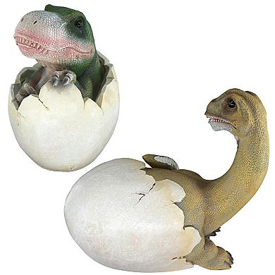 Baby Dinosaur Egg Hatchling Statues