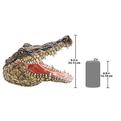 Chomper's Gonna Get You Crocodile Statue: Set of Two