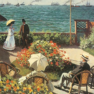 The Terrace at Sainte-Adresse, 1867: Grande