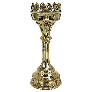 Chartres Cathedral Gothic Candlestick: Estate