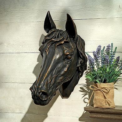 Freedom Spirit Horse Study Wall Sculpture