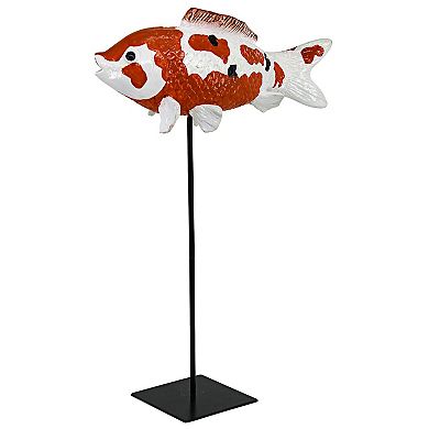 Japanese Floating Koi Sculpture: Large