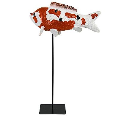 Japanese Floating Koi Sculpture: Large