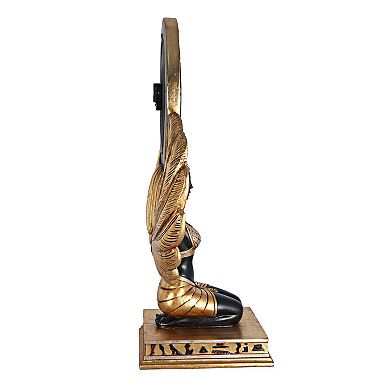 Egyptian Goddess Grand-Scale Clock Statue