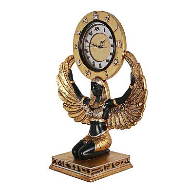 Egyptian Goddess Grand-Scale Clock Statue